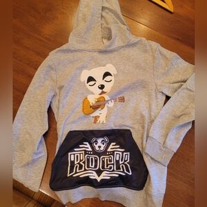 Nintendo Animal Crossing Gray K.K. Slider Rock Hoodie